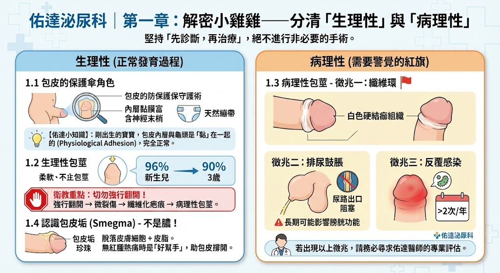 病理性包莖特徵