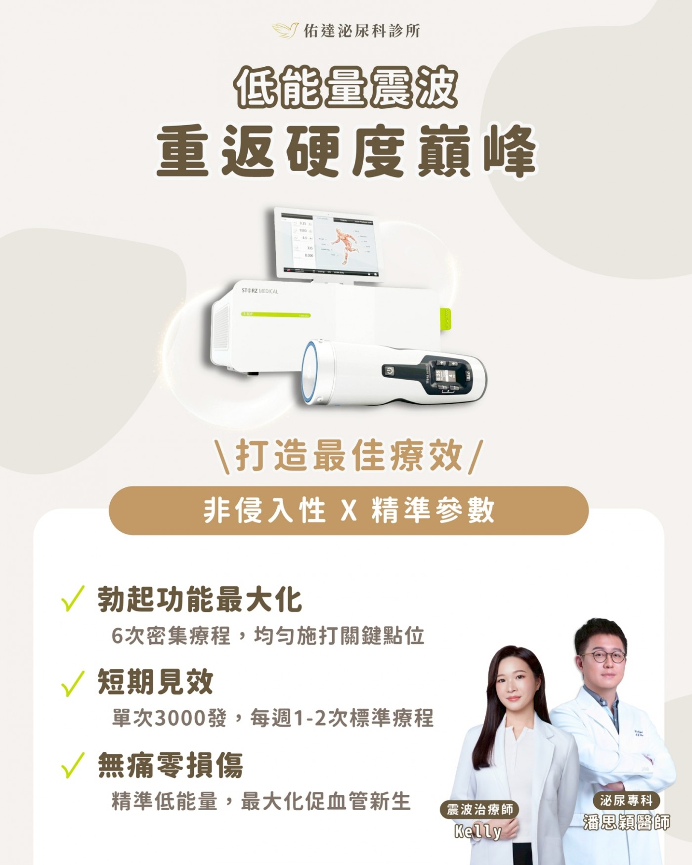 佑達泌尿科精準參數